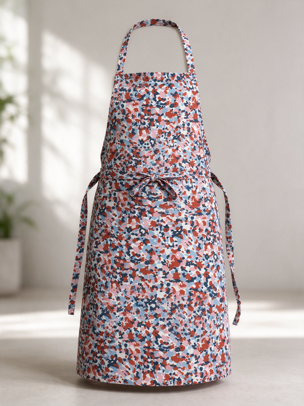 A printed cotton apron
