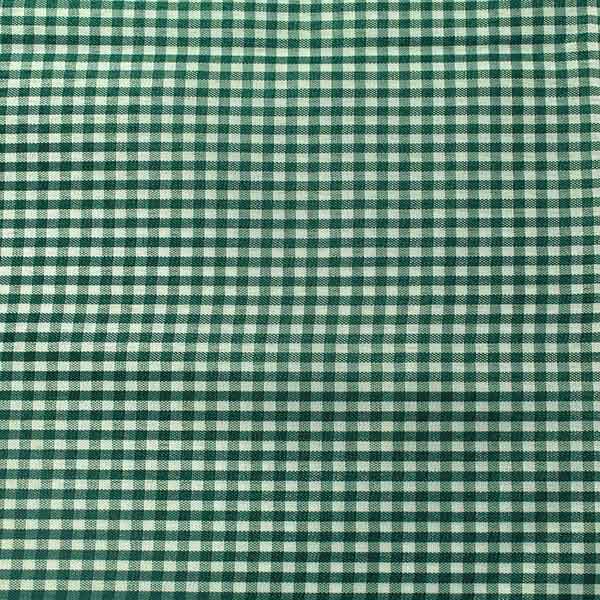 Bottle Green · Gingham Small Check