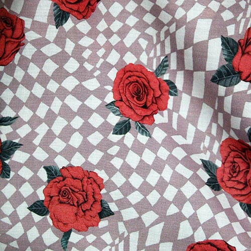 Chequered Rose · Tana Lawn 0363 (C)