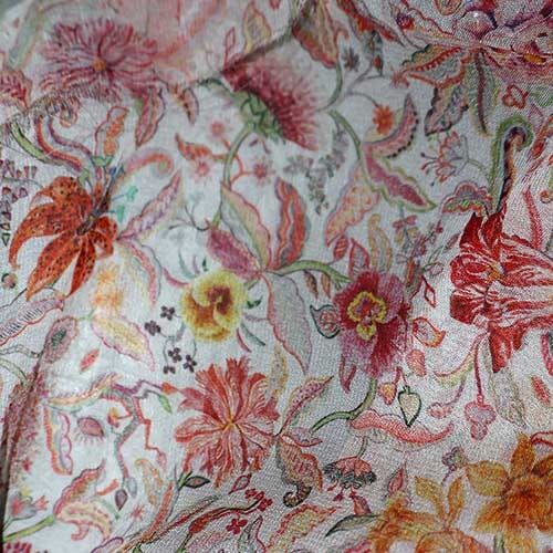 Chelsea Georgette Silk 0226 - Garden of Life 02066406X