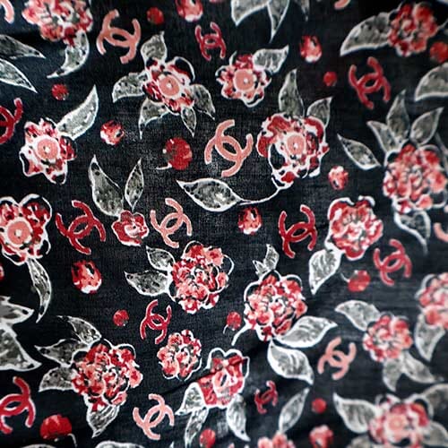 Tana Lawn Organic 0157 - Chanel Roses Sca 015774007X