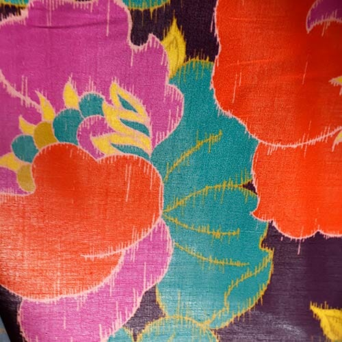 Tana Lawn Organic 0157 - Ij Ikat Anemone 01577304X