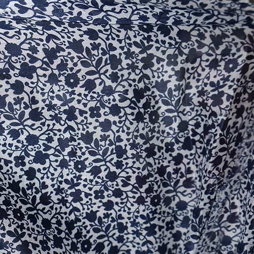 Floral Stencil · Chloe Cotton Chiffon