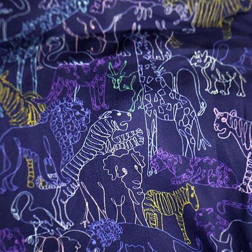Neon Safari · Piccadilly Poplin