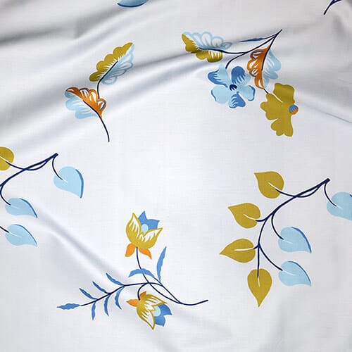Ij Bell Flowers · Bakewell Cotton Satin